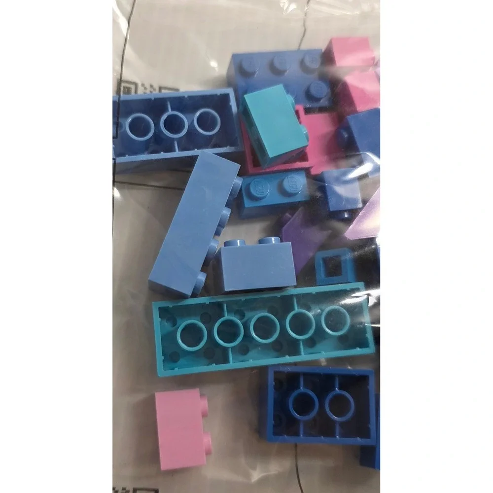LEGO Creator Sealed Internal Parts Bag Blue Pink Purple Bricks 2012 2.1‎ oz